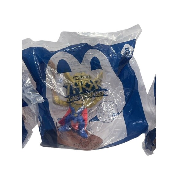 McDonald’s 2022 Thor Love and Thunder Movie Happy Meal Toys Thor #1 #5 #7 - Picture 2 of 10